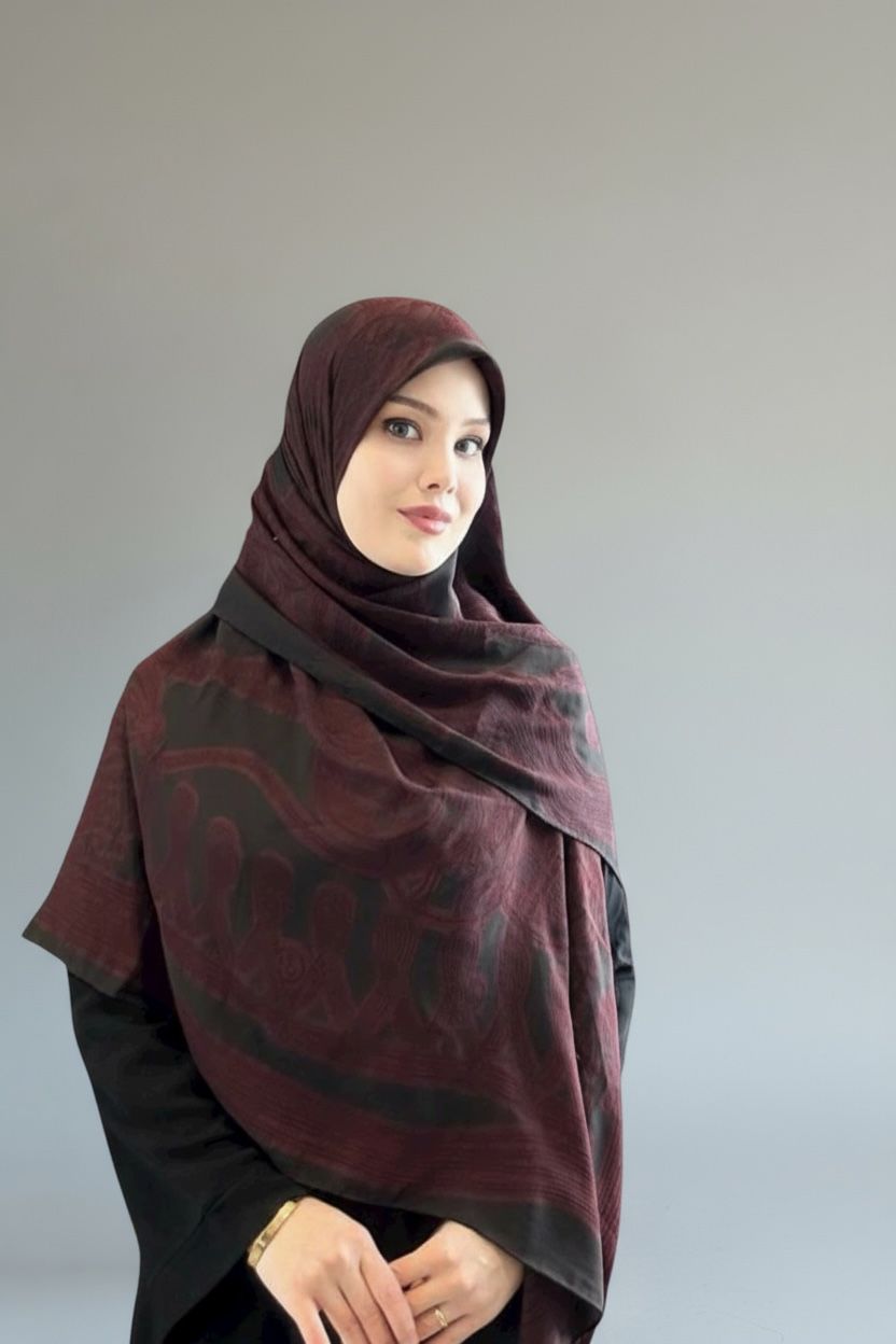 Büyük Boy Pamuklu 140x140 Krep Eşarp