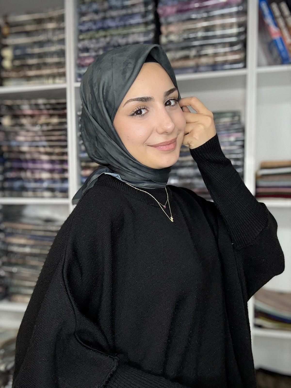 Bulut Desen Soft Eşarp