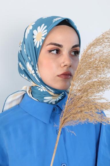 Zenipek - Daisy Eşarp - İndigo