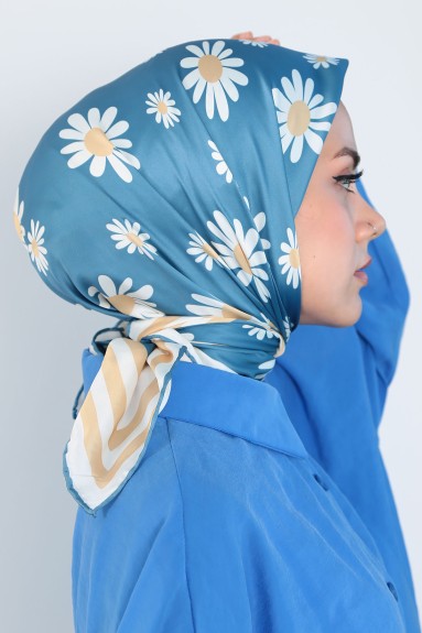 Daisy Eşarp - İndigo - 4