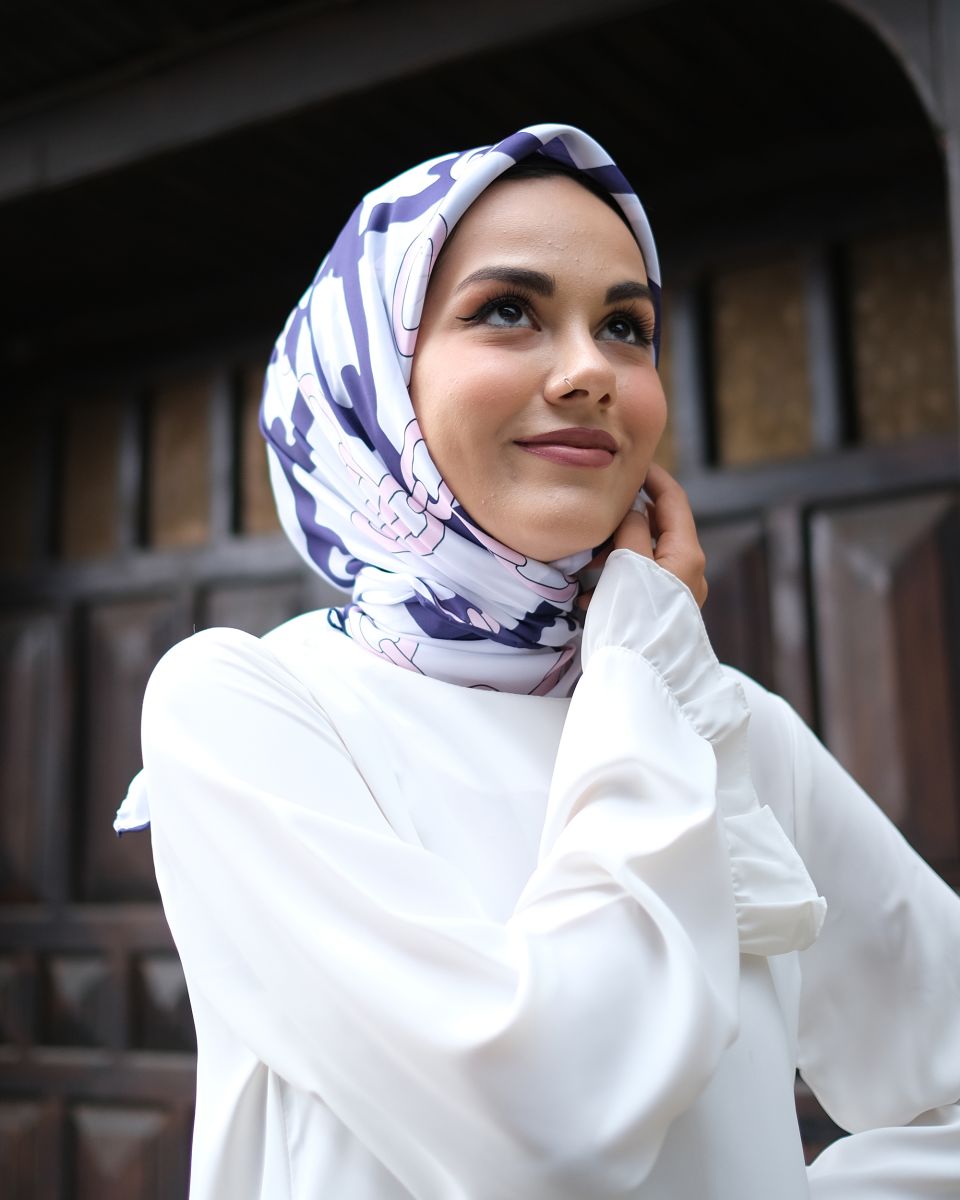 Rayon Eşarp - Pudra