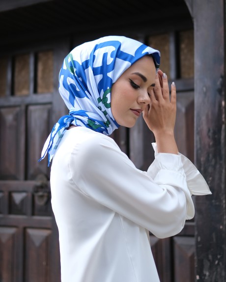 zenipek - Rayon Eşarp - Saks