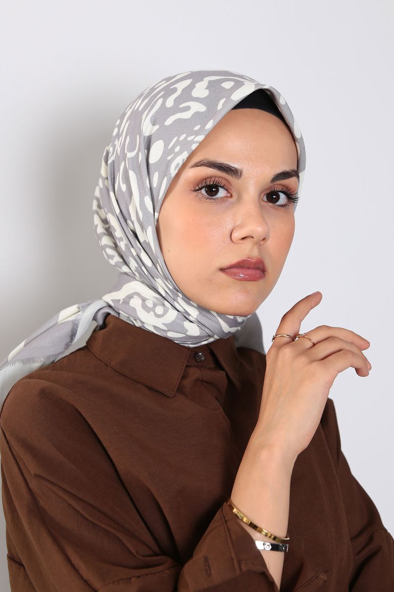 Dubai Kaşmir Leopar - Gri