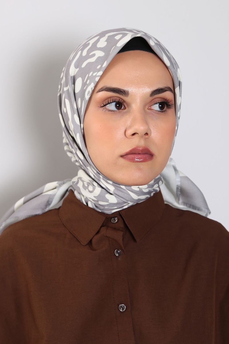 Dubai Kaşmir Leopar - Gri