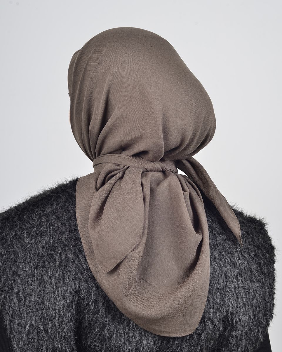 Düz Pamuk Eşarp Bakır