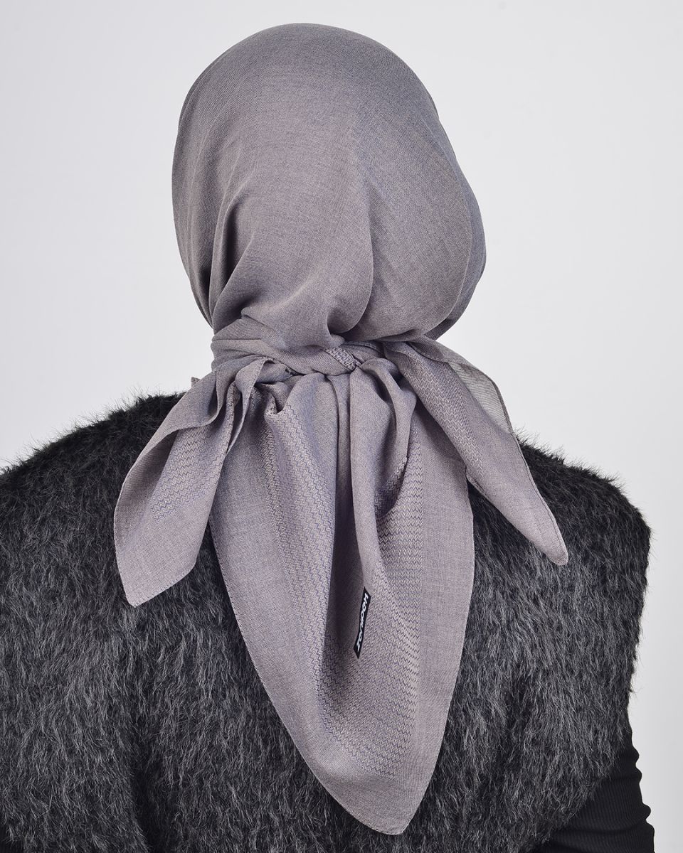 Düz Pamuk Eşarp Vizon