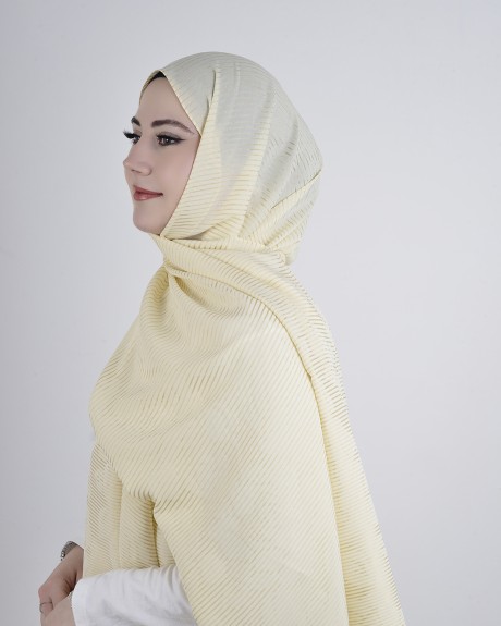  - Floş Viskon Şal Krem