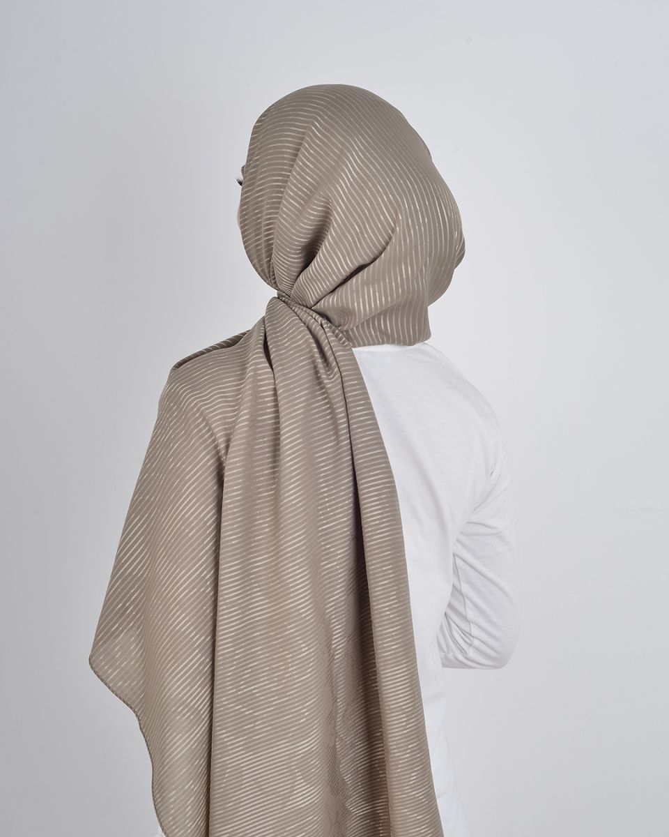 Floş Viskon Şal Vizon