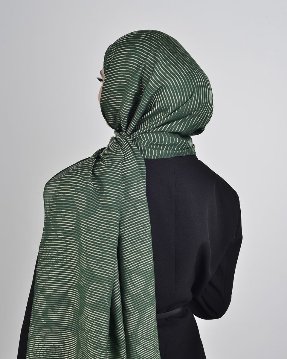 Floş Viskon Şal Zümrüt