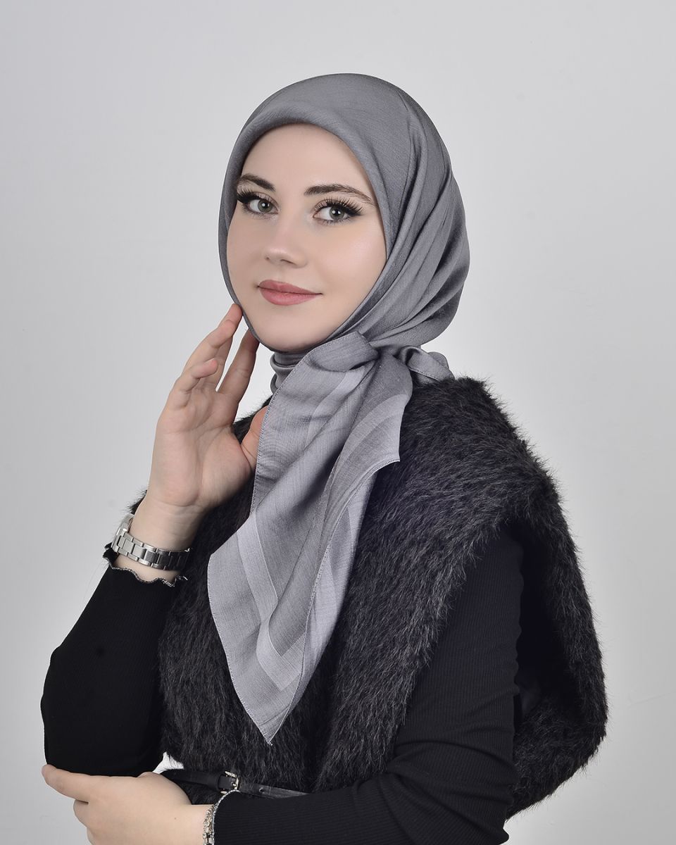 Hayal Abiye Eşarp Füme