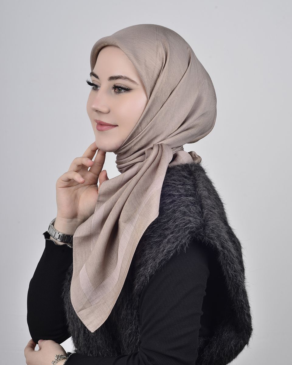 Hayal Abiye Eşarp Vizon