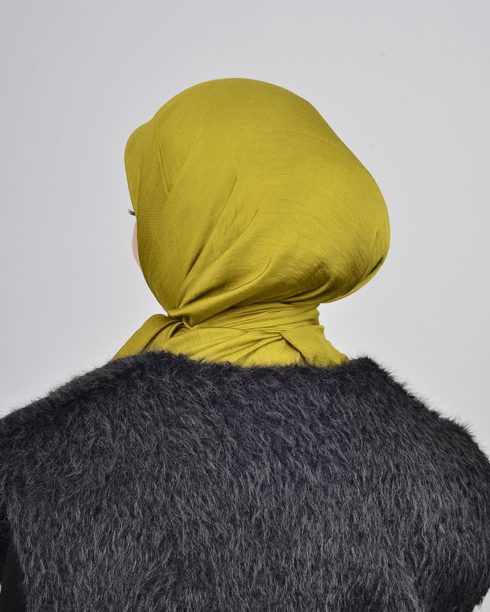 Hayal Abiye Eşarp Yağ Yeşili