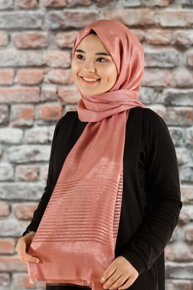 zenipek - Hayal Abiye Şal - Soğan Kabuğu