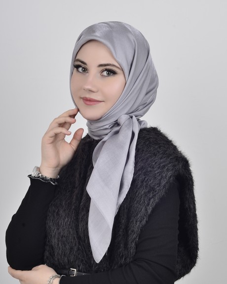 Zenipek - Hayal Abiye Eşarp Gri