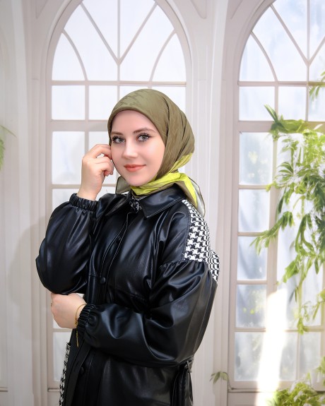  - İpeksi Jakar Eşarp - Fıstık Yeşili