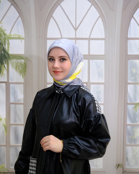  - İpeksi Jakar Eşarp - Gri