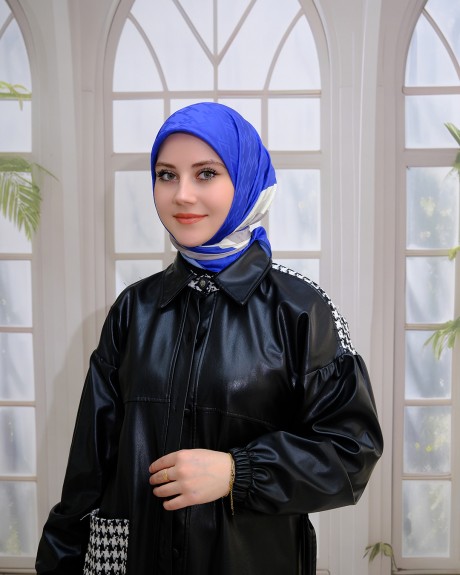  - İpeksi Jakar Eşarp - Saks