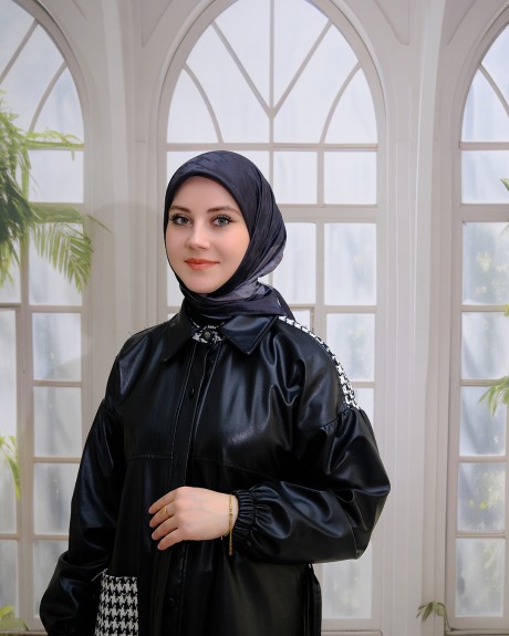  - İpeksi Jakar Eşarp - Siyah