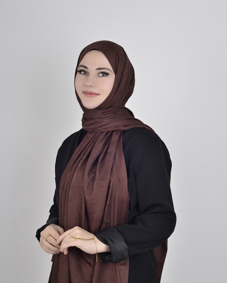  - İpeksi Jakar Şal Acı Kahve