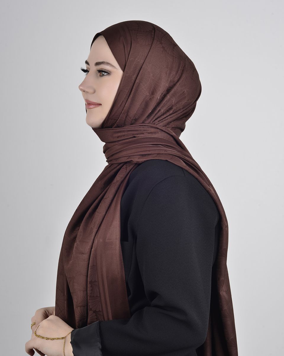 İpeksi Jakar Şal Acı Kahve