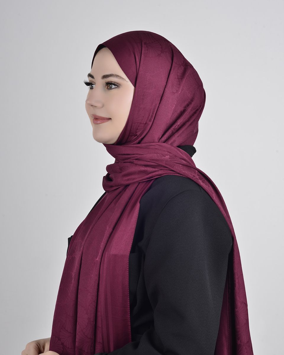 İpeksi Jakar Şal Bordo