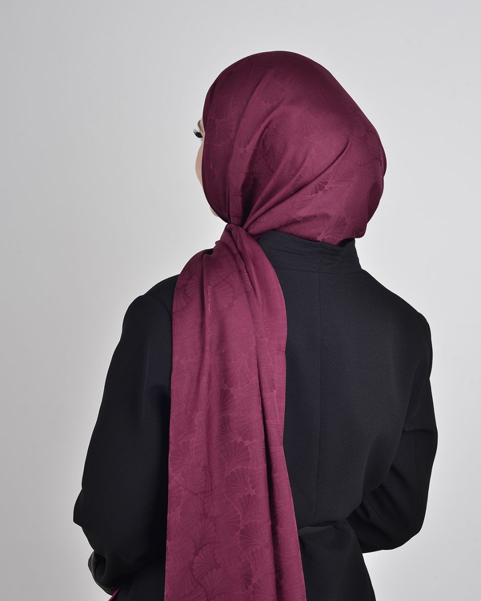 İpeksi Jakar Şal Bordo