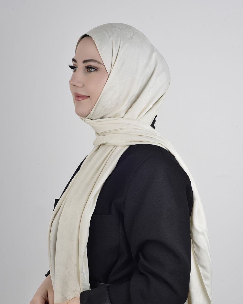 İpeksi Jakar Şal Ekru