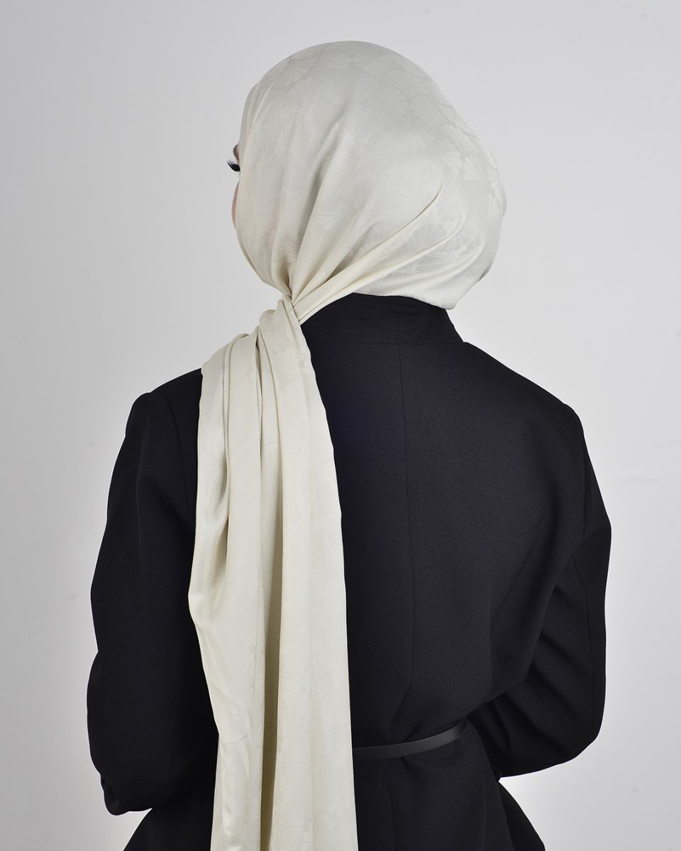 İpeksi Jakar Şal Ekru