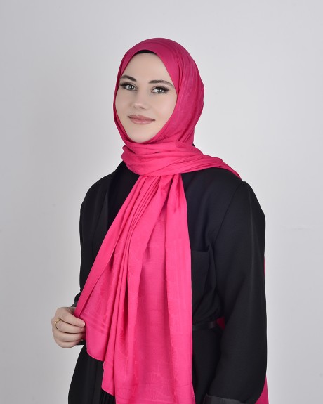  - İpeksi Jakar Şal Fuşya