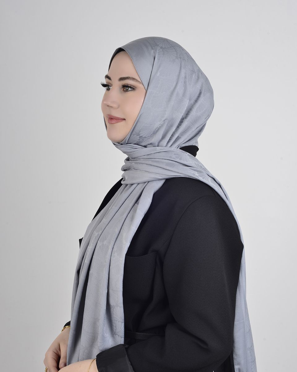 İpeksi Jakar Şal Gri