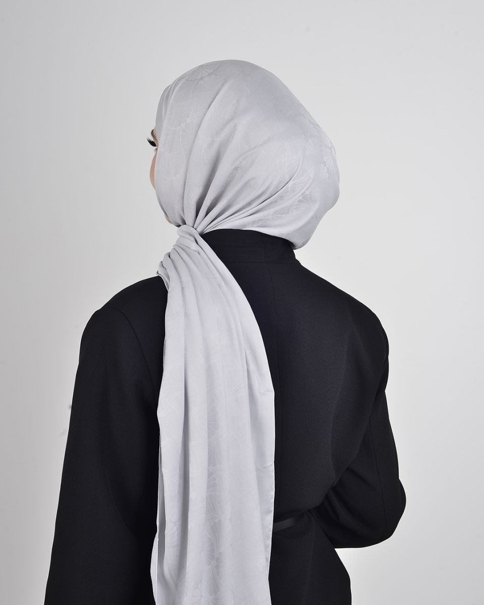 İpeksi Jakar Şal Gümüş