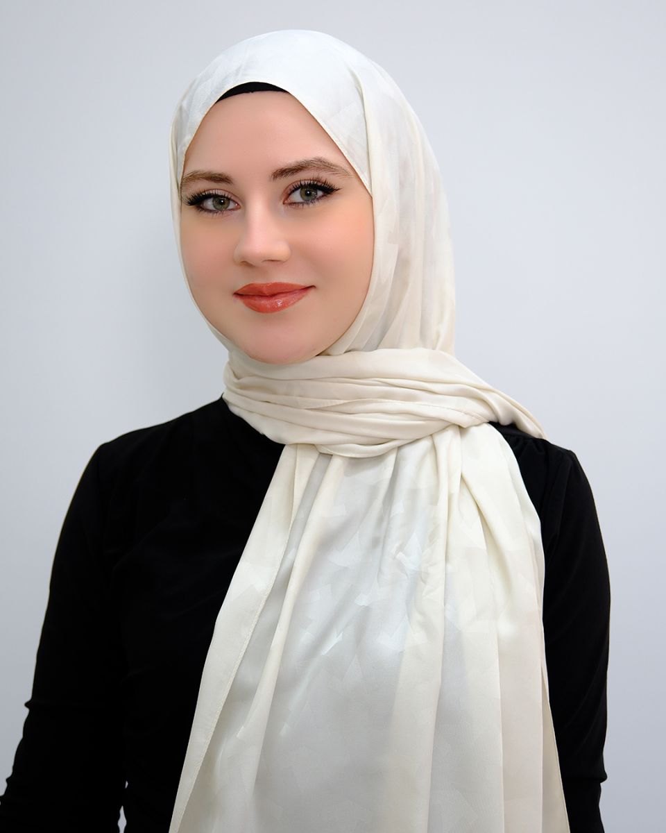 İpeksi Jakar Şal - Krem