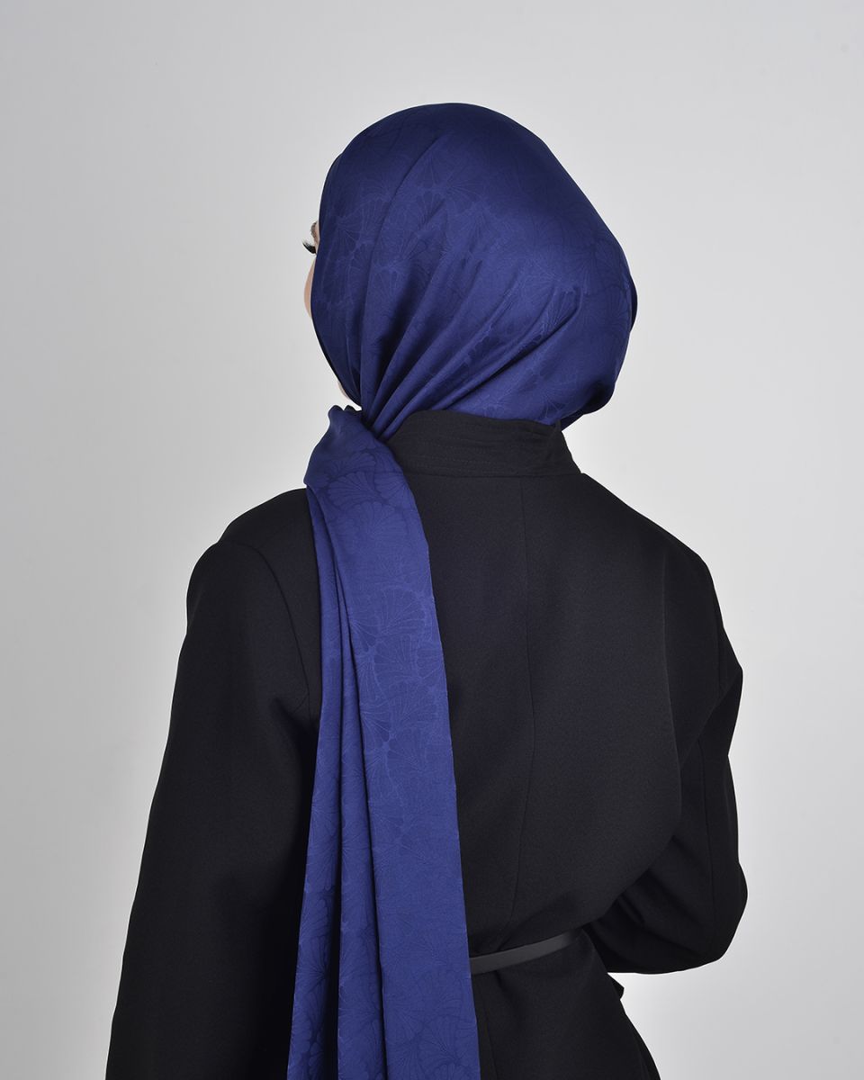 İpeksi Jakar Şal Lacivert