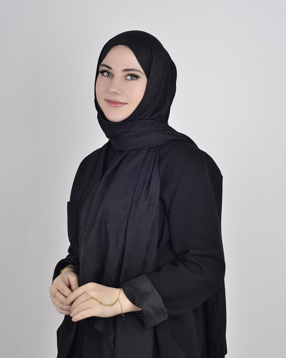 İpeksi Jakar Şal Siyah