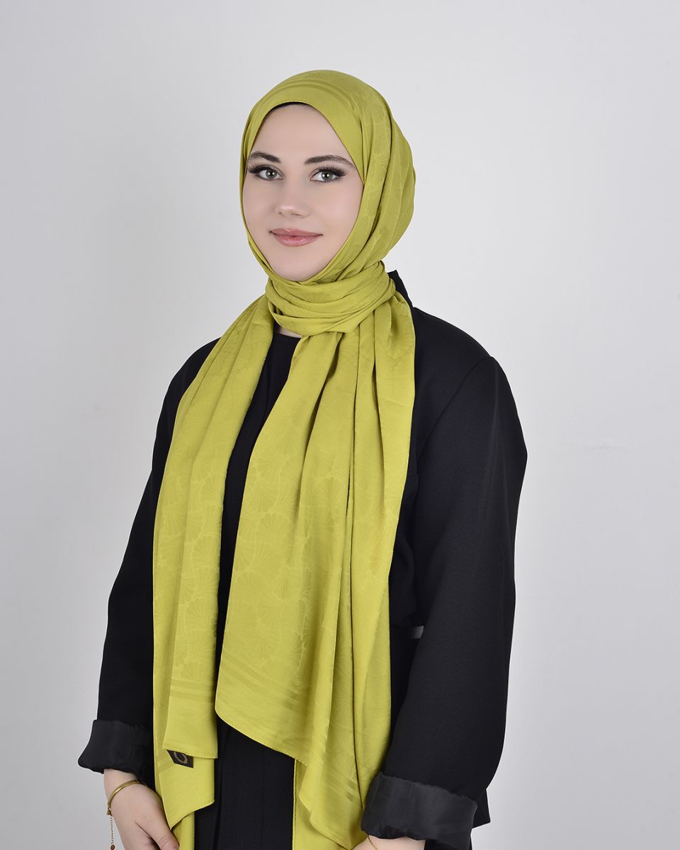 İpeksi Jakar Şal Yağ Yeşili