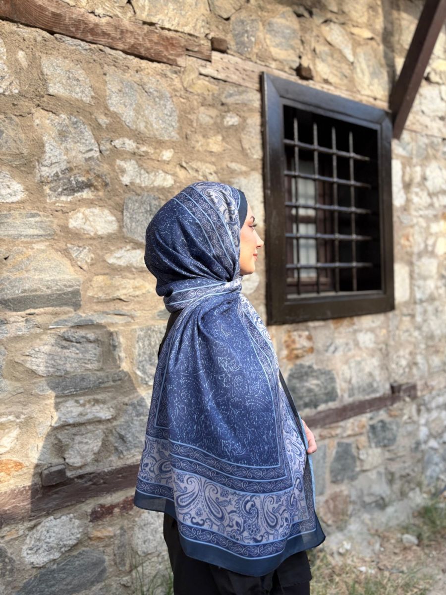 Marrakech Şal İndigo