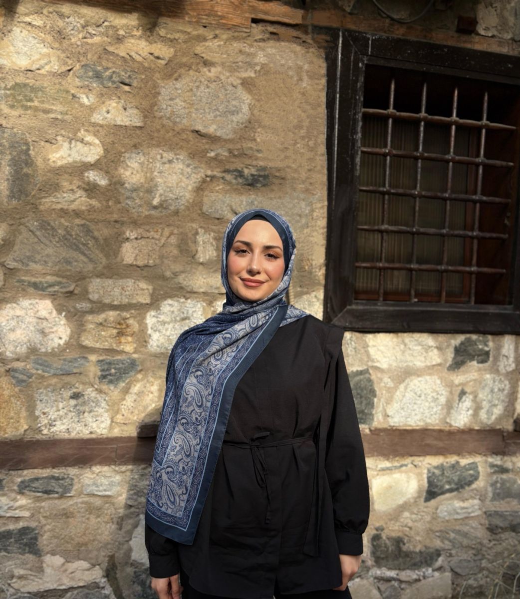 Marrakech Şal İndigo