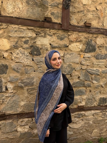  - Marrakech Şal Mavi Vizon