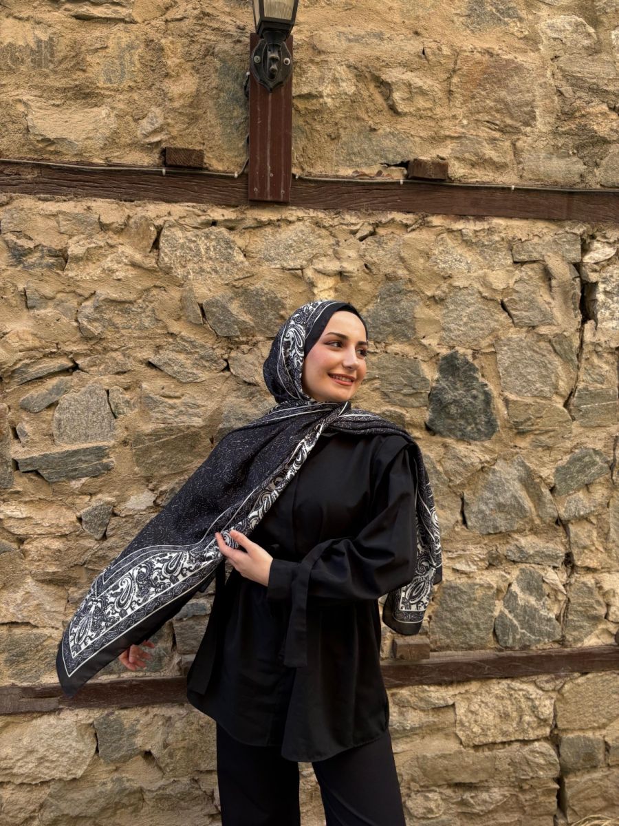 Marrakech Şal Siyah