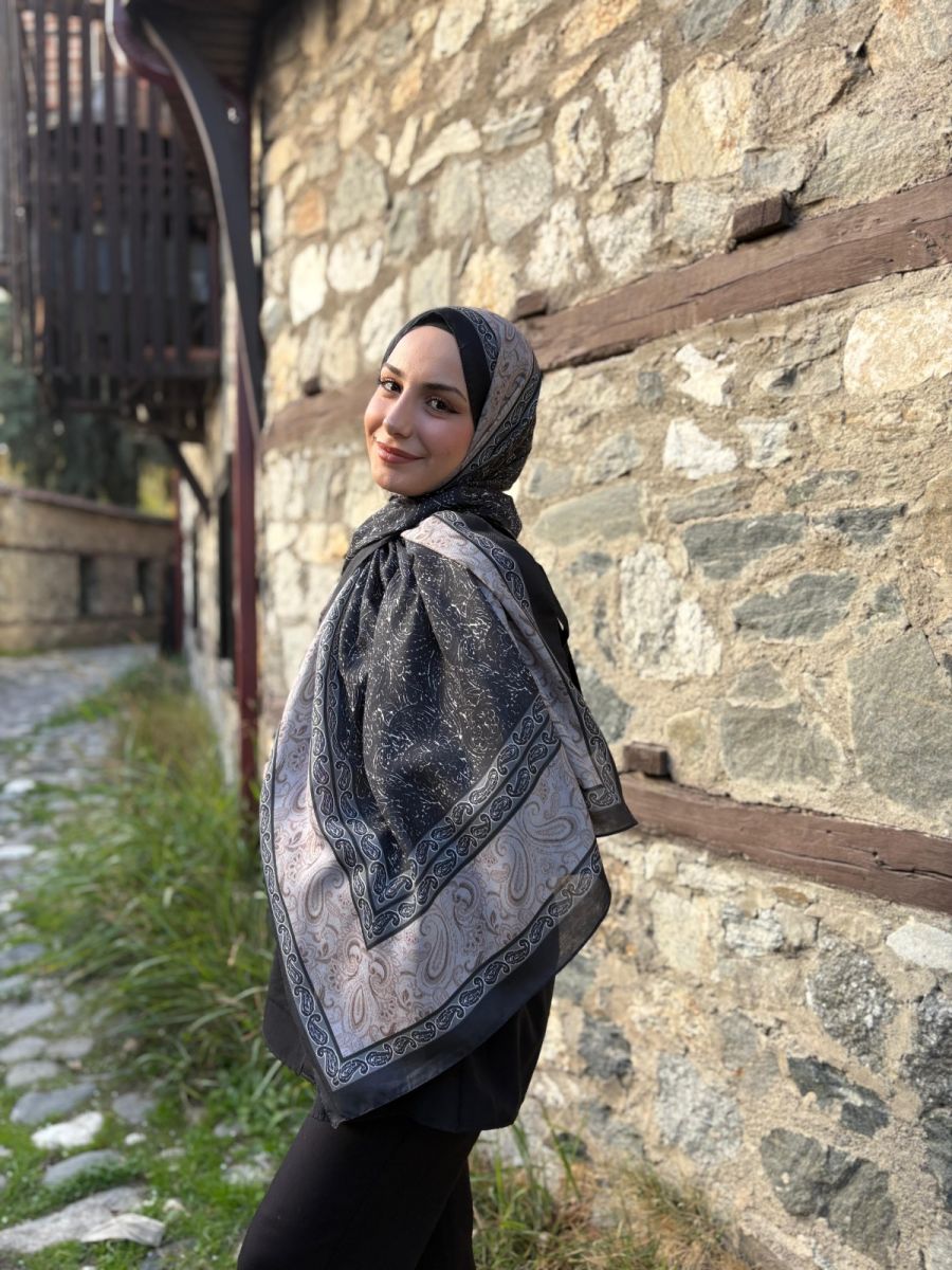 Marrakech Şal Siyah Vizon