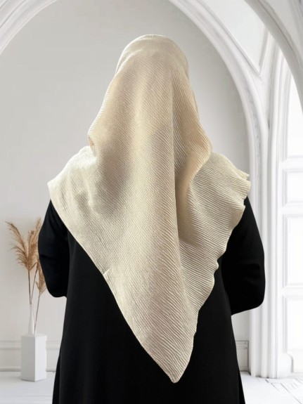  - Mio Caz 120cm x 120cm Eşarp - Bej