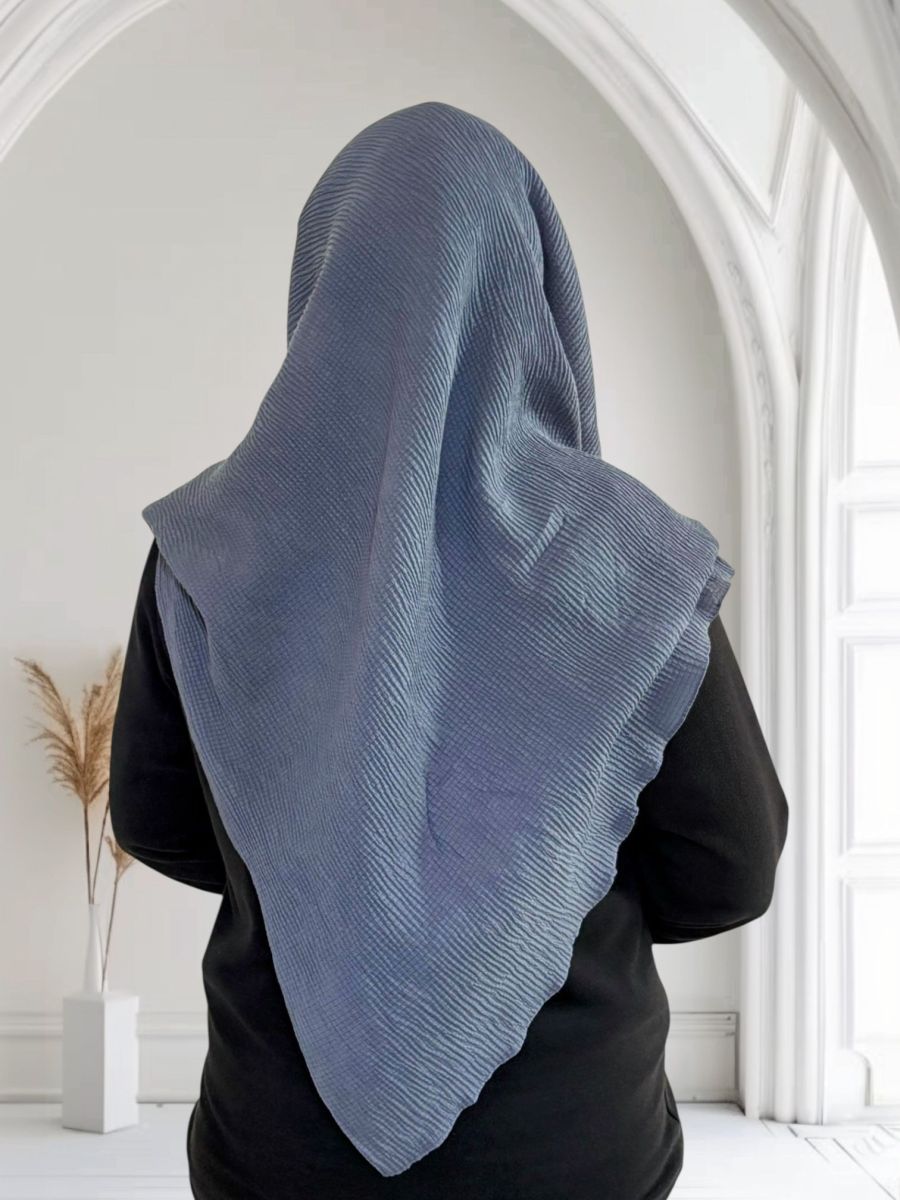 Mio Caz 120cm x 120cm Eşarp - Füme