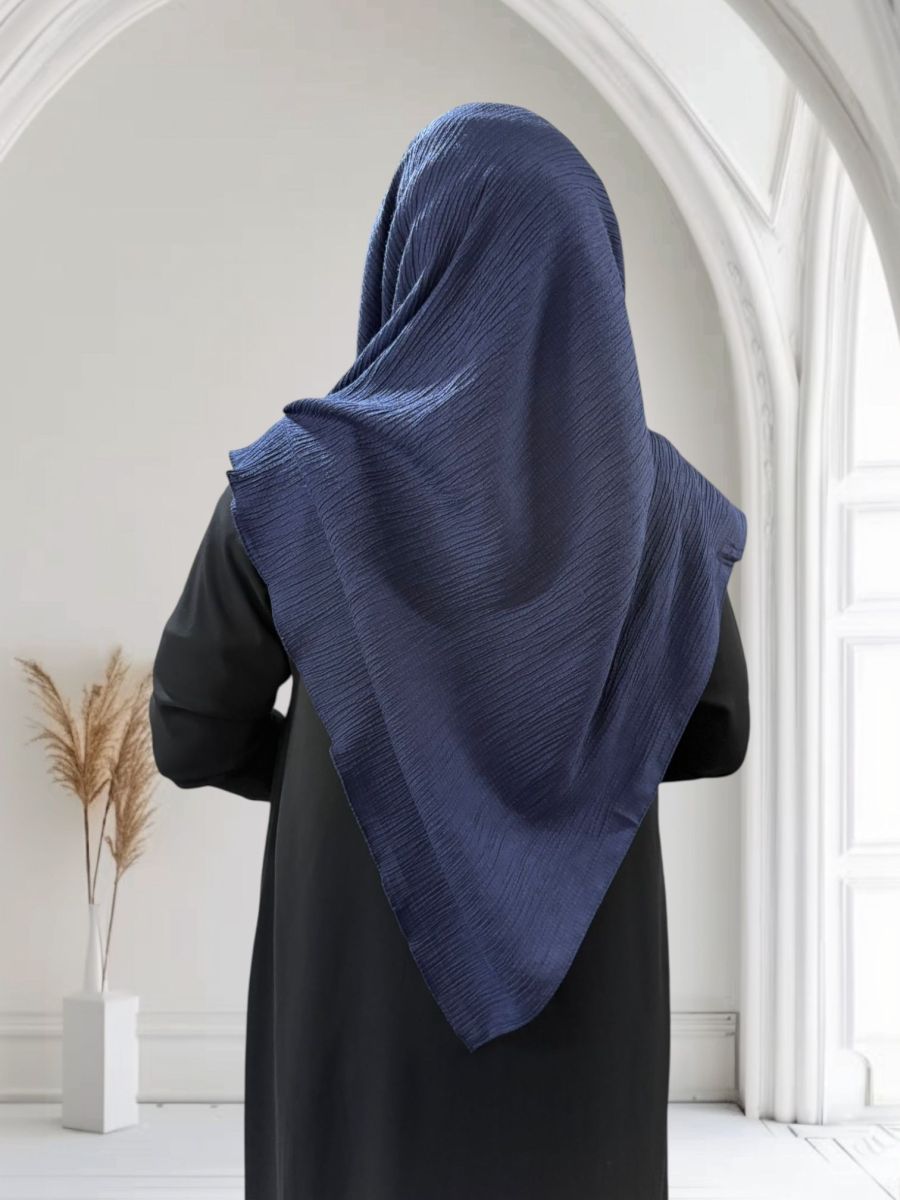 Mio Caz 120cm x 120cm Eşarp - Lacivert