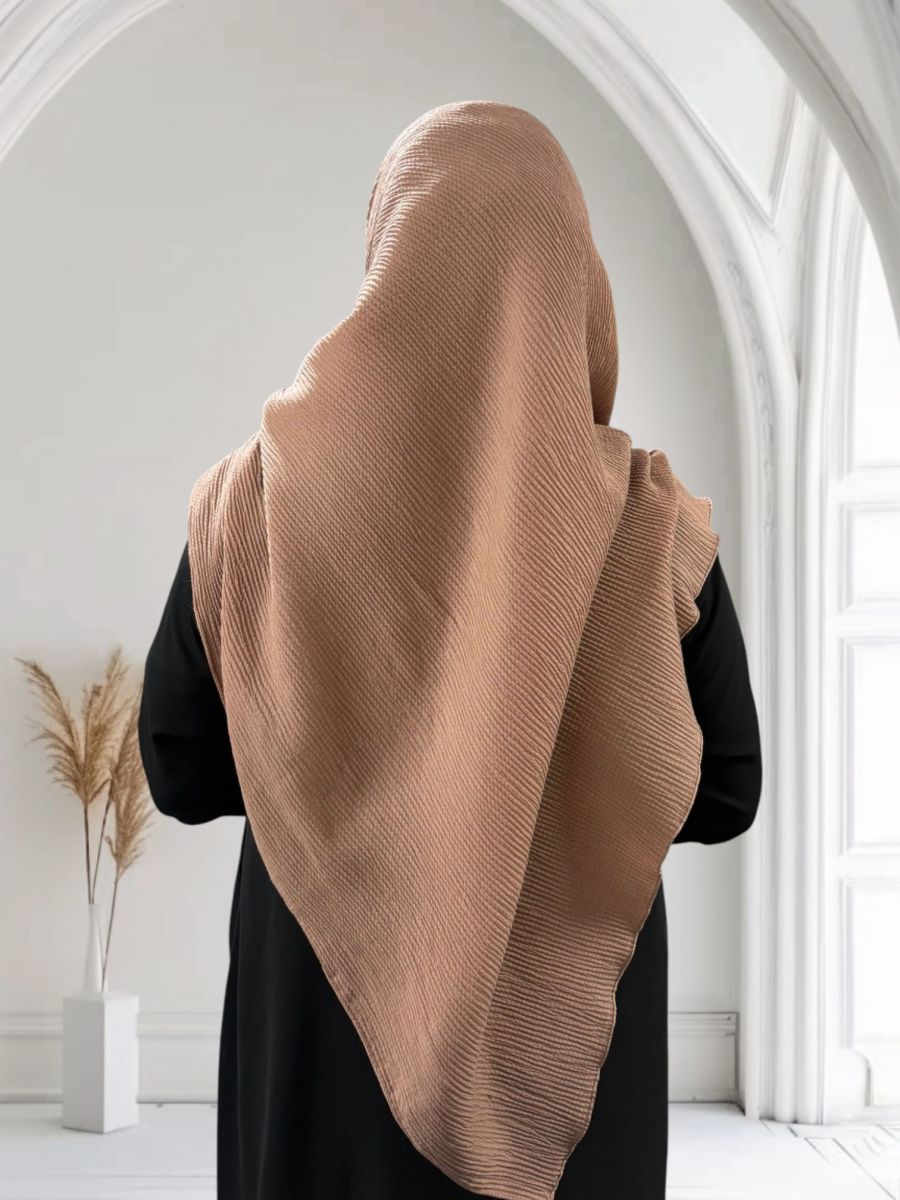 Mio Caz 120cm x 120cm Eşarp - Tarçın