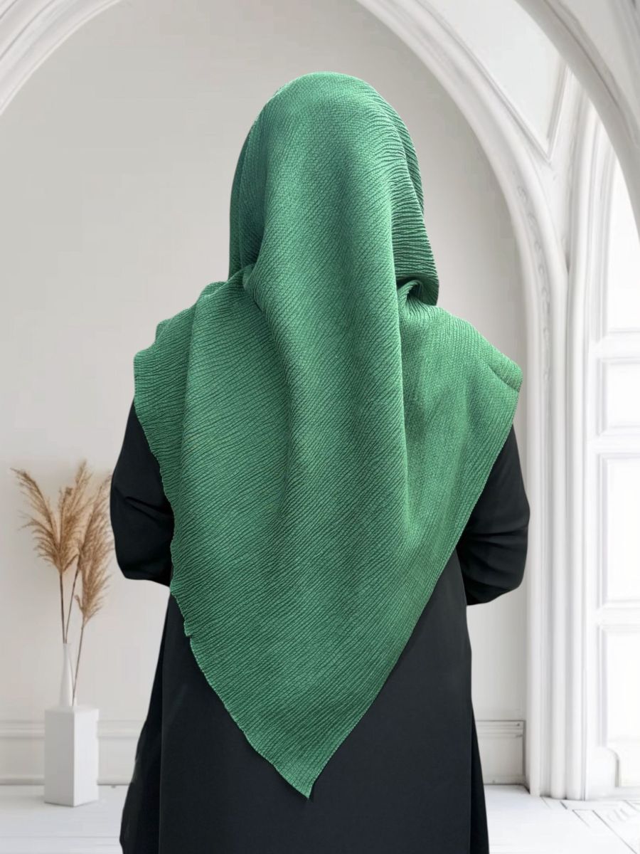 Mio Caz 120cm x 120cm Eşarp - Zümrüt