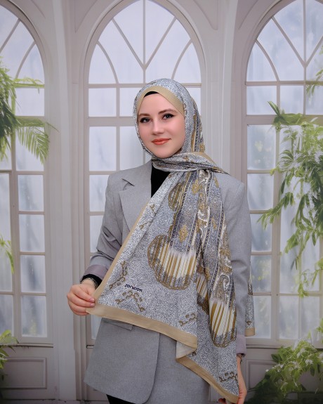  - Nuit Desen Şal Gold