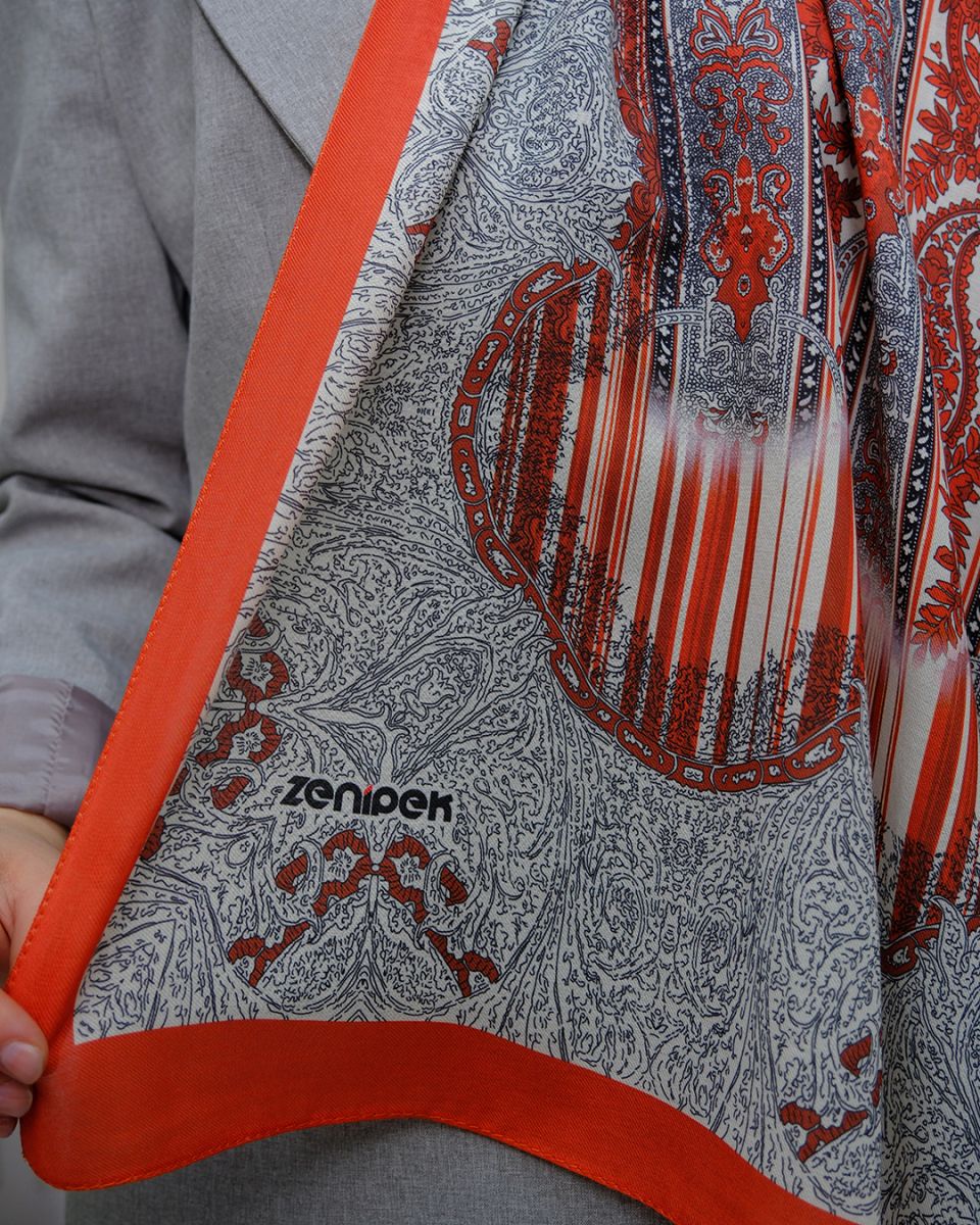 Nuit Desen Şal Turuncu