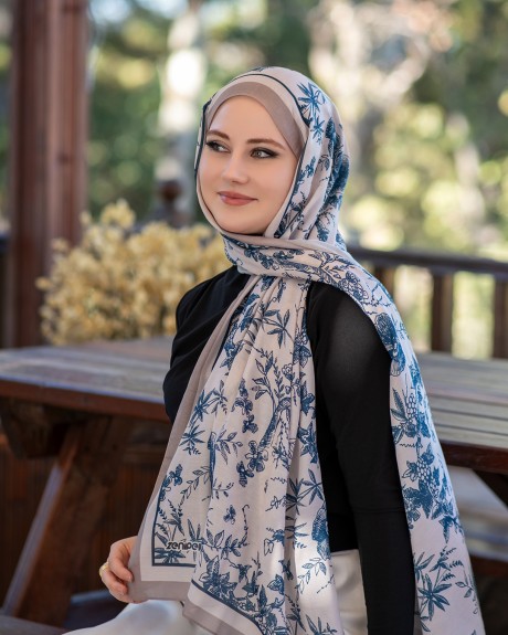  - Pamuk İpek Şal Harmony - Bej