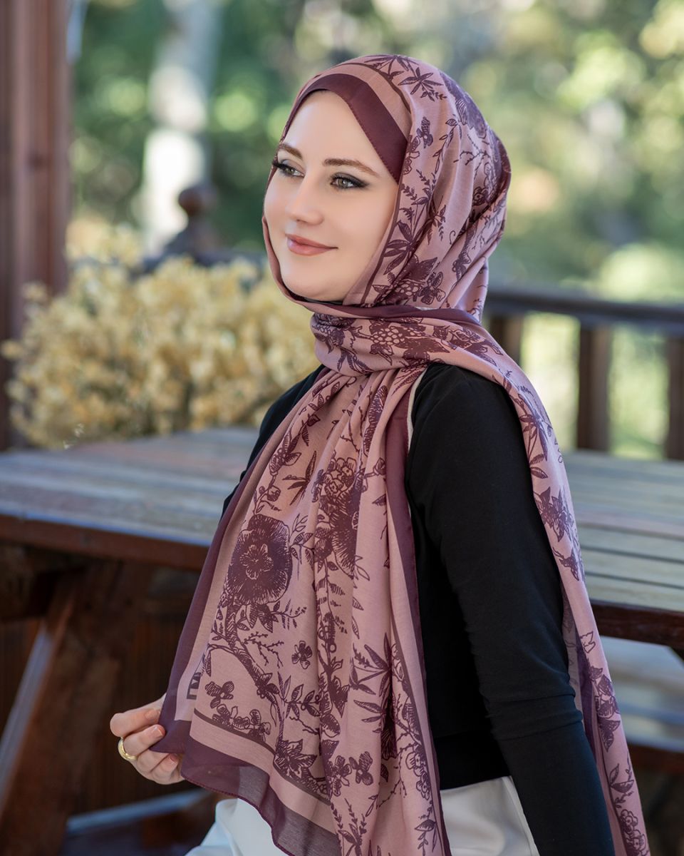 Pamuk İpek Şal Harmony - Latte