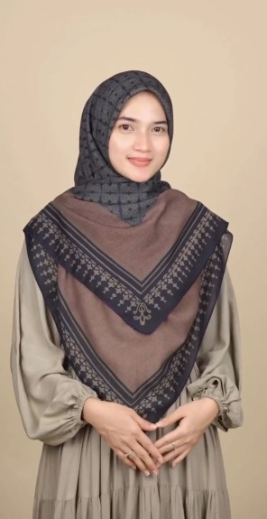  - Pamuklu 140cm x 140cm Eşarp Antrasit